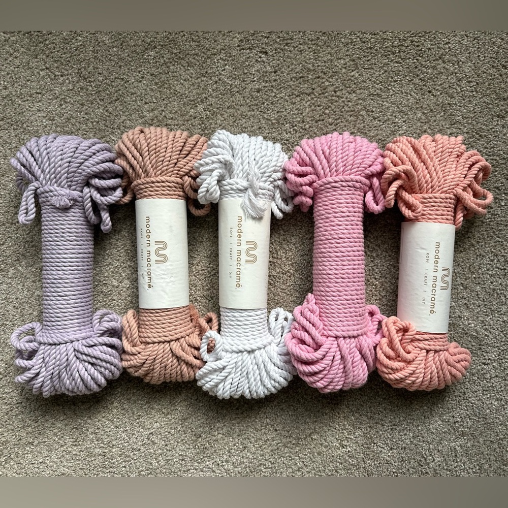 Modern Macramé Cord Set